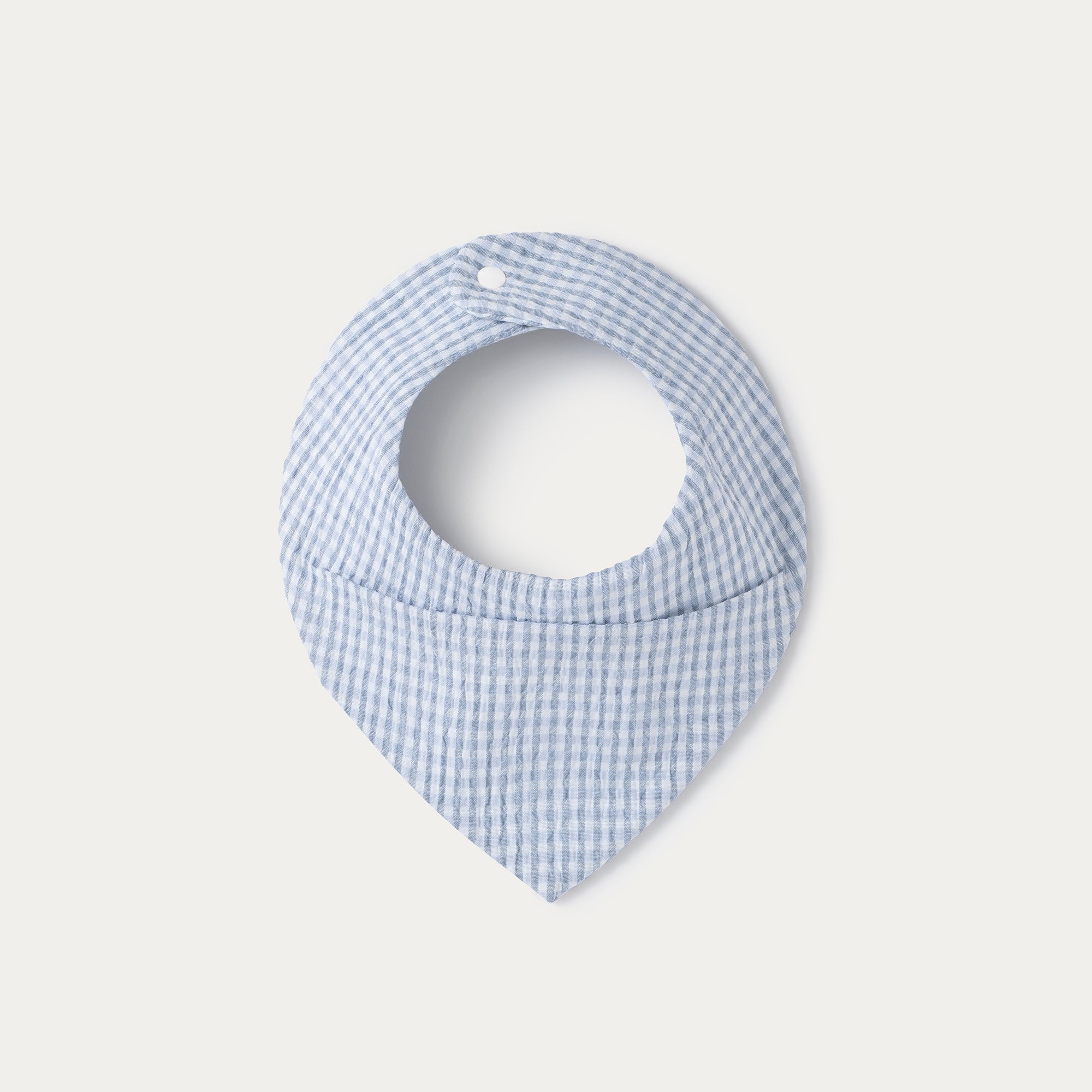 Blue Seersucker Bandana