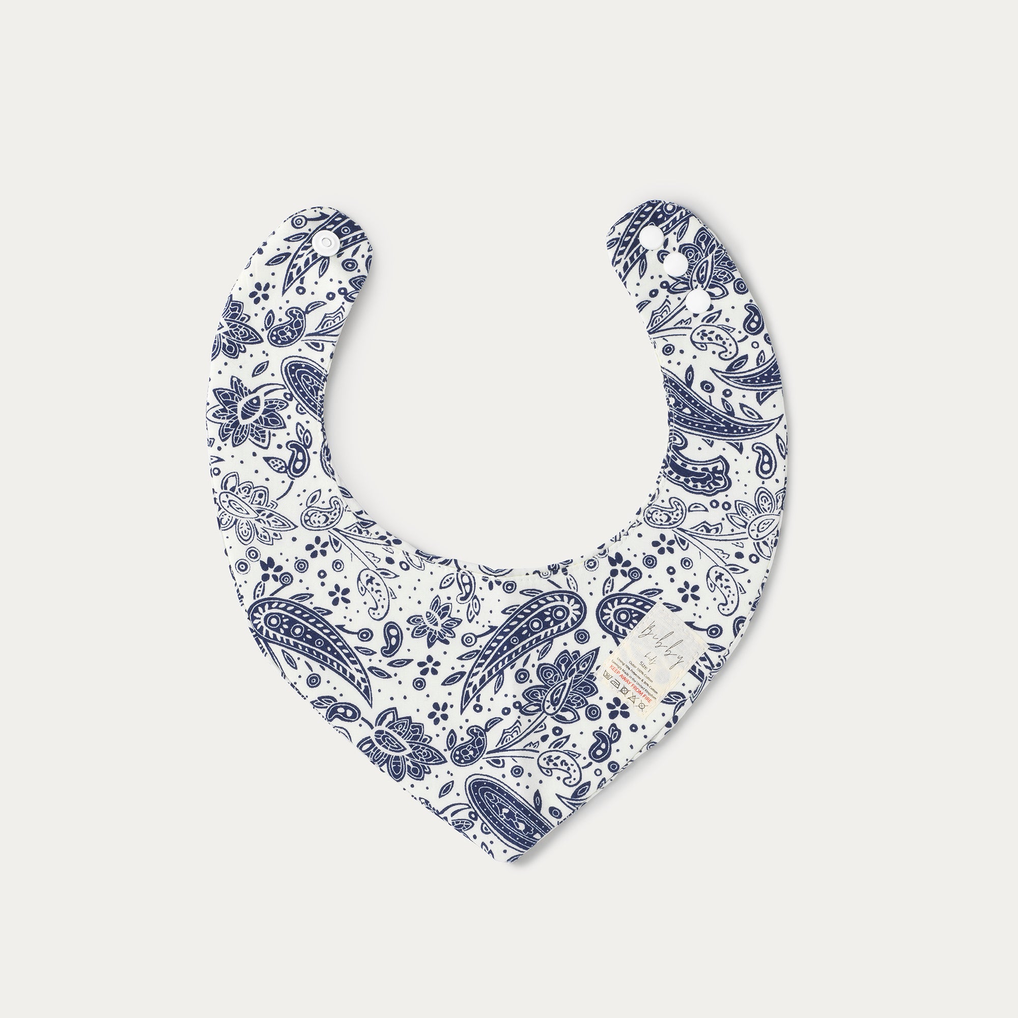 White Paisley Bandana