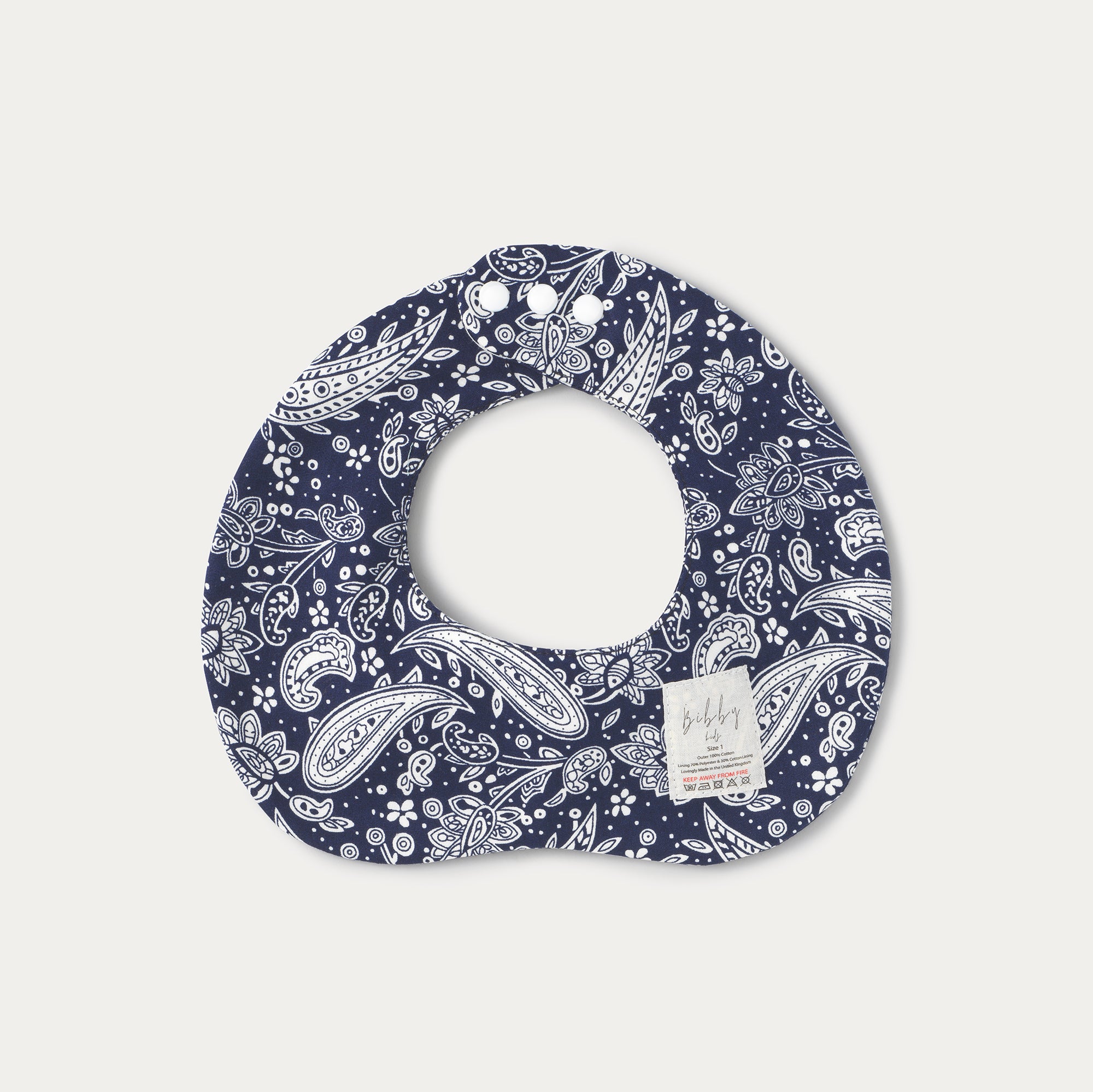 Blue Paisley Peter Pan